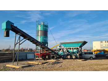 Constmach Small Mobile Concrete Mixing Plant 45 m3/h - Fabrika betona