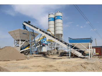 PROMAX Mobile Concrete Batching Plant M100-TWN(100M3/H) - Fabrika betona