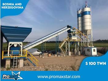 PROMAX Stationary Concrete Batching Plant S100-TWN (100m3/h) - Fabrika betona