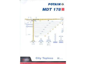Potain MDT 178 - Toranjski kran