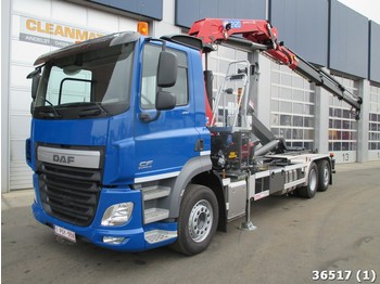 Kamion sa hidrauličnom kukom DAF FAN CF 410 6x2 Euro 6 HMF 21 ton/meter laadkraan: slika 1