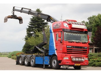Kamion za prevoz kontejnera/ Kamion sa promenjivim sandukom DAF XF105/510 FAK 8x2 !!KRAAN/HAAK!!SPECIAL SHOW TRUCK!!!!: slika 1