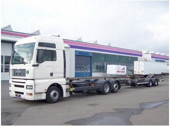 MAN LKW BDF JUMBO 26.413 FLLS 7,82 kompl zug - Kamion za prevoz kontejnera/ Kamion sa promenjivim sandukom