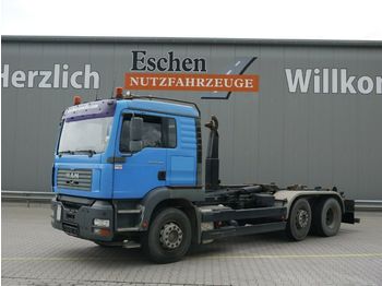Kamion sa hidrauličnom kukom MAN TGA 26.460 FVLC, 6x2, Hüffermann 26.60 S, PMK 2: slika 1