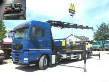 Kamion sa tovarnim sandukom MAN TG-X 26.480 6x2-2 LL Pritsche Kran Hiab 477 EP-4: slika 1