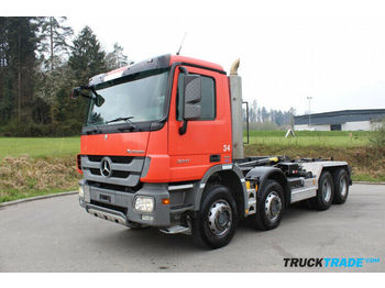 Kamion sa hidrauličnom kukom Mercedes-Benz 3241 8x4 Hakengerät * frisch ab MFK*: slika 1