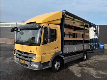 Kamion Mercedes-Benz Atego 816L 4x2 EEV Huifbak+Borden 95.000km! 08/2018APK: slika 1