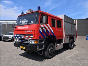 Ginaf 4x4 FireTruck - Double Cabin - Rosenbauer Pump - Hoses - 2800L Tank - Incl Equipment - 05/2019 APK - Vatrogasni kamion