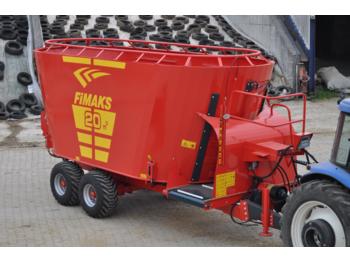 Fimaks Futtermischwagen 20m3 FMV 20 F/ feeding mixer / wóz paszowy - Prikolica za mešanje stočne hrane