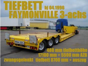 Faymonville FAYMONVILLE TIEFBETTSATTEL 8700 mm + 5500 zwangs - Niska poluprikolica za prevoz