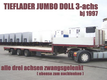 Doll TIEFLADER JUMBO 3achs ZWANGSGELENKT schwanenhals - Plato poluprikolica
