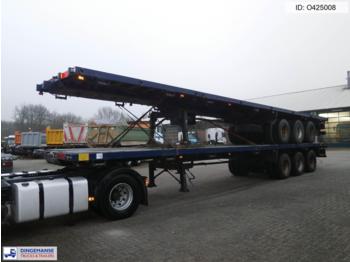 Traylona 3-axle platform trailer 59000KG / Extendable 21.5M - Plato poluprikolica