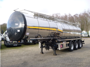 Clayton Heavy oil / bitumen tank inox 30 m3 / 1 comp + pump - Poluprikolica cisterna