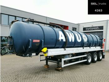 Hüffermann Fäkalienentsorgung Tank/Saug/Druck / 26.000 l  - Poluprikolica cisterna