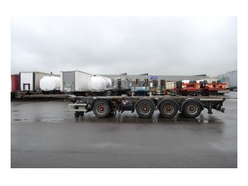 Nooteboom Container chassis - Poluprikolica za prevoz kontejnera/ Poluprikolica sa promenjivim sandukom