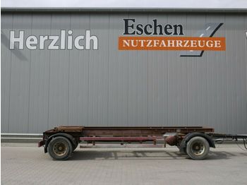 Prikolica za prevoz kontejnera/ Prikolica sa promenjivim sandukom Hüffermann HSA 18.65 Schlitten, Blatt: slika 1