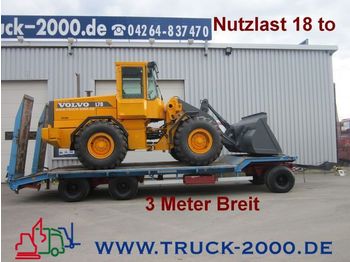LANGENDORF TUE 24/80 3 Achsen Nutzlast 18to 3 m Breit - Niska prikolica za prevoz
