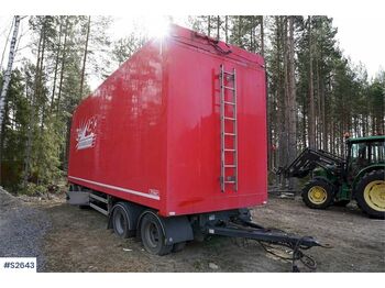 TYLLIS 4PVH Wood Chip Combi trailer with hydraulics - Prikolica sa zatvorenim sandukom