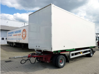 Fliegl ZWP180 Wechself mit Koffer BPW-Eco Durchladeeinr - Prikolica za prevoz kontejnera/ Prikolica sa promenjivim sandukom