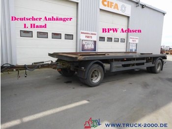  Hilse 2 Achs Abroll + Absetzcontainer BPW 1.Hand - Prikolica za prevoz kontejnera/ Prikolica sa promenjivim sandukom