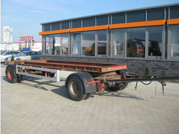 Hüffermann 2 Achs Conatiner Anhänger - Prikolica za prevoz kontejnera/ Prikolica sa promenjivim sandukom
