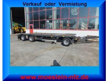 Hüffermann 3 Achs Kombi  Tieflader  Anhänger, Abroll, Abset  - Prikolica za prevoz kontejnera/ Prikolica sa promenjivim sandukom