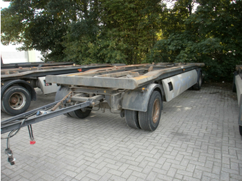 JUNG Fahrzeugbau 2-achs Kombianhänger / TKA 18 HV - Prikolica za prevoz kontejnera/ Prikolica sa promenjivim sandukom