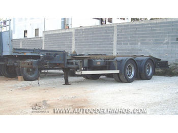 LECI TRAILER 2 ZS container chassis trailer - Prikolica za prevoz kontejnera/ Prikolica sa promenjivim sandukom