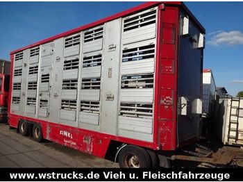 Finkl 3 Stock  Hubdach Vollalu  8,30m  - Prikolica za prevoz stoke