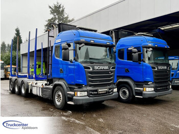 Scania R730 V8 Euro 6, 8x4 Big axles, PTO, Retarder - Šumska prikolica